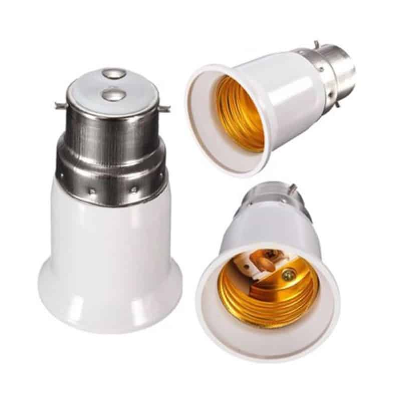 Adaptateur douille e27 a b22 lampe ampoule led adaptation culot