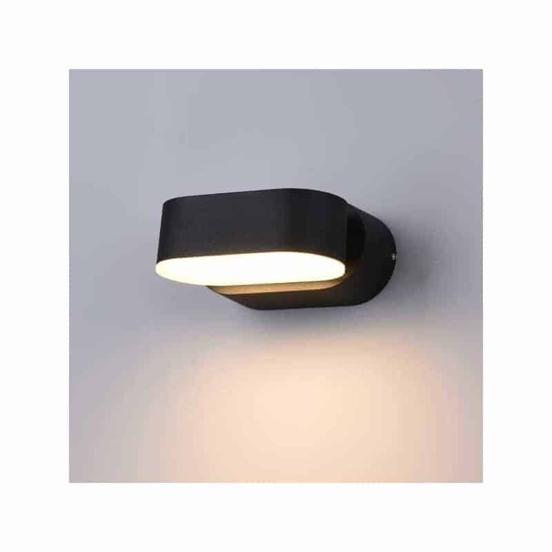 Applique murale orientable 6W noir