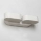Applique murale orientable 2x6W blanc IP54 Applique murale orientable 2x6W blanc IP54