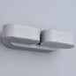 Applique murale orientable 2x6W gris IP54 Applique murale orientable 2x6W gris IP54