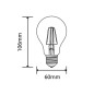 Ampoule E27 6W A60 Filament