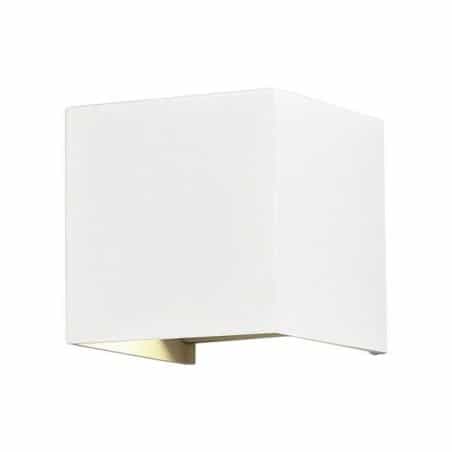 Applique murale carré 12W IP54 blanc