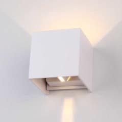Applique murale carré 12W blanc