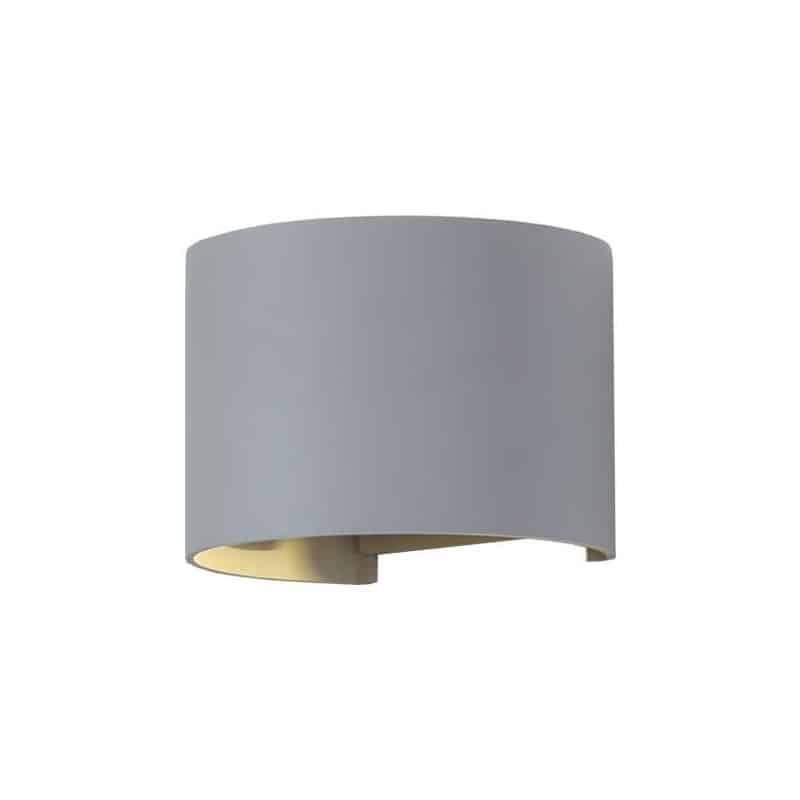 Applique murale ronde 6W gris Applique murale ronde 6W gris