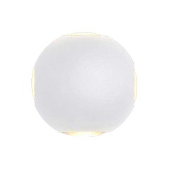 Applique murale ronde 4W blanc