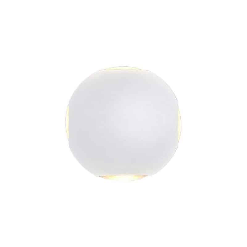 Applique murale ronde 4W blanc