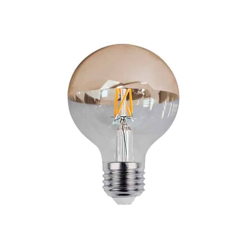 Ampoule LED effet miroir doré E27 4W