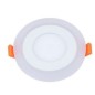Spot Extra Plat 2 Couleurs 9W Blanc Froid et Bleu Spot Extra Plat 2 Couleurs 9W Blanc Froid et Bleu