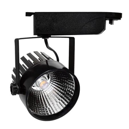 Projecteur intérieur monophasé 25W Noir