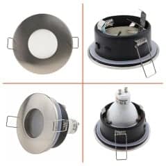 Spot encastrable RT2020 GU10 Inox