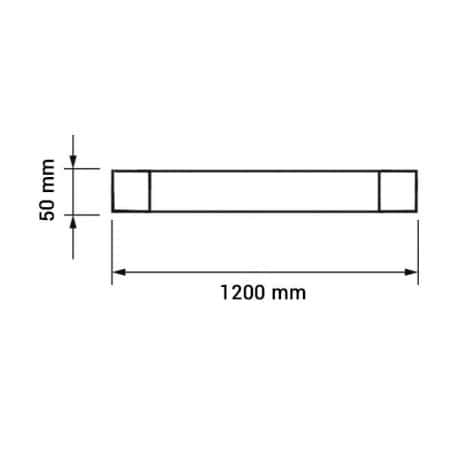 Réglette LED 40W 120cm étanche