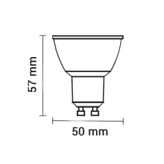 Ampoule GU10 5W 38°