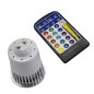 Ampoule GU10 5W 50° RGB avec télécommande Ampoule GU10 5W 50° RGB avec télécommande