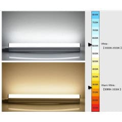 Tube LED T5 57cm 8W avec interrupteur