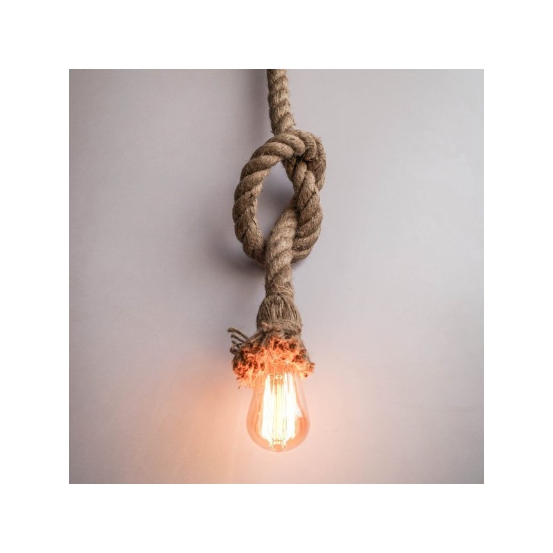 Lampe suspendue corde E27