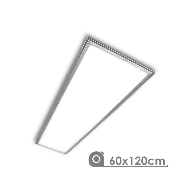 Dalle LED 120x60cm 72W Argent