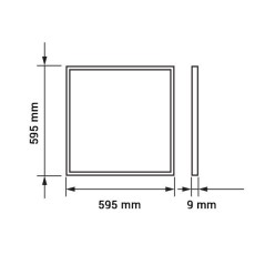 Dalle LED 60x60cm 36W