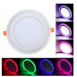 Spot extra plat 2 couleurs 9W Blanc Froid et RGB