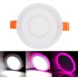 Spot extra plat 2 couleurs 9W Blanc Froid et RGB