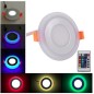 Spot extra plat 2 couleurs 9W Blanc Froid et RGB