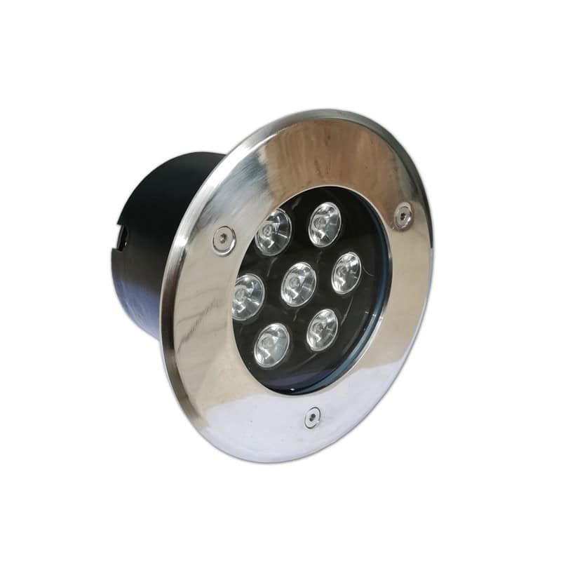 Spot LED encastrable 7W 560lm 18° Ø150mm étanche IP65 - Blanc Chaud 2700K