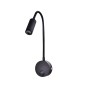 Applique murale flexible 3W noir Applique murale flexible 3W noir