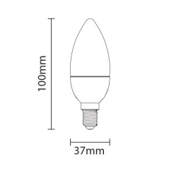 Ampoule E14 6W C37