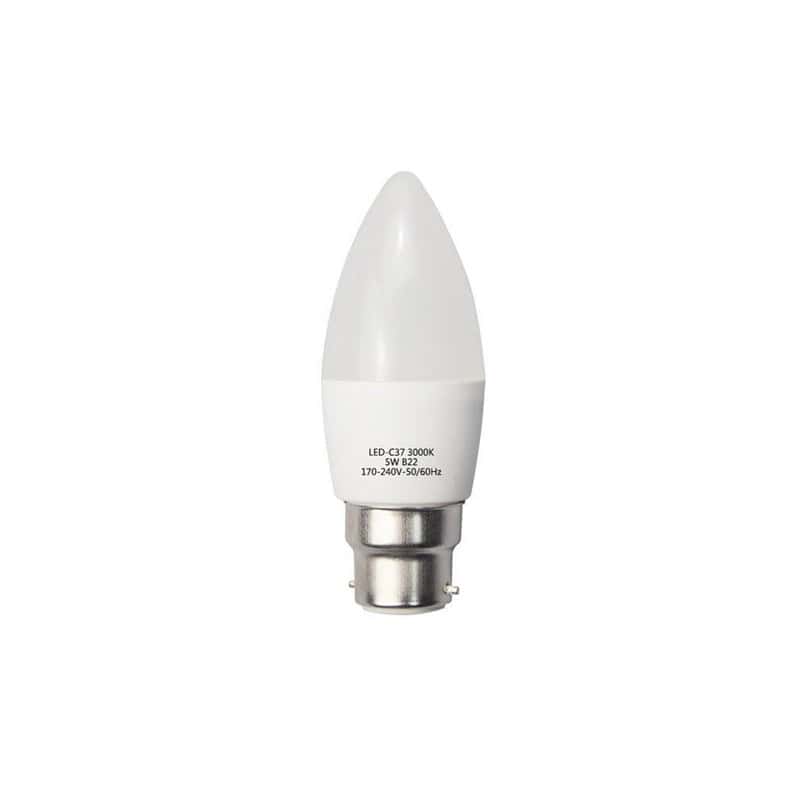 Ampoule led baïonnette B22 8W mate