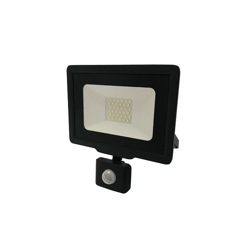 Projecteur avec détecteur 30W IP65 Noir Projecteur avec détecteur 30W IP65 Noir