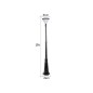 Potelet solaire 6W 200cm IP65 Potelet solaire 6W 200cm IP65