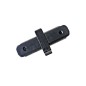 Connecteur droit Rail monophasé noir Connecteur droit Rail monophasé noir