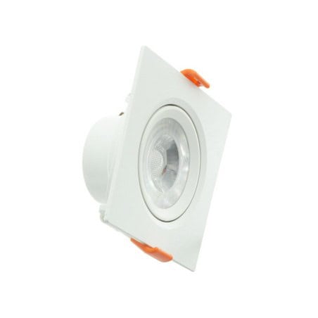 Spot orientable 12W Carré Blanc