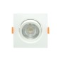 Spot orientable 12W Carré Blanc