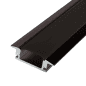 Profilé aluminium Ruban LED 24x9mm Noir Profilé aluminium Ruban LED 24x9mm Noir