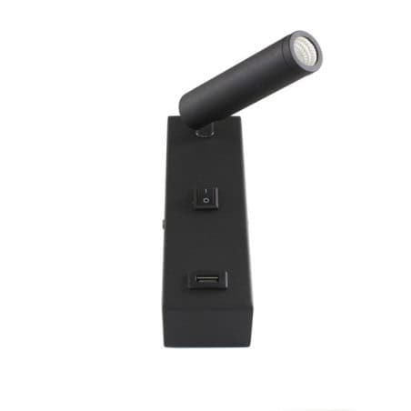 Applique murale 3W avec port USB
