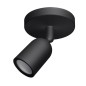 Plafonnier GU10 orientable Noir Plafonnier GU10 orientable Noir