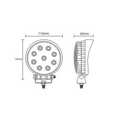 Projecteur LED 27W 12V IP65