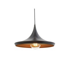 Lampe suspendue E27 Noir