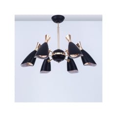 Lustre pendentif métal Noir