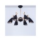 Lustre pendentif métal Noir Lustre pendentif métal Noir