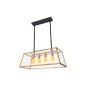 Lampe suspendue métallique Cuivre Lampe suspendue métallique Cuivre