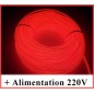 Kit Néon fil 220V Rouge Kit Néon fil 220V Rouge