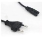 Câble d'alimentation 230V 2 Pin 0,75mm 1m Câble d'alimentation 230V 2 Pin 0,75mm 1m