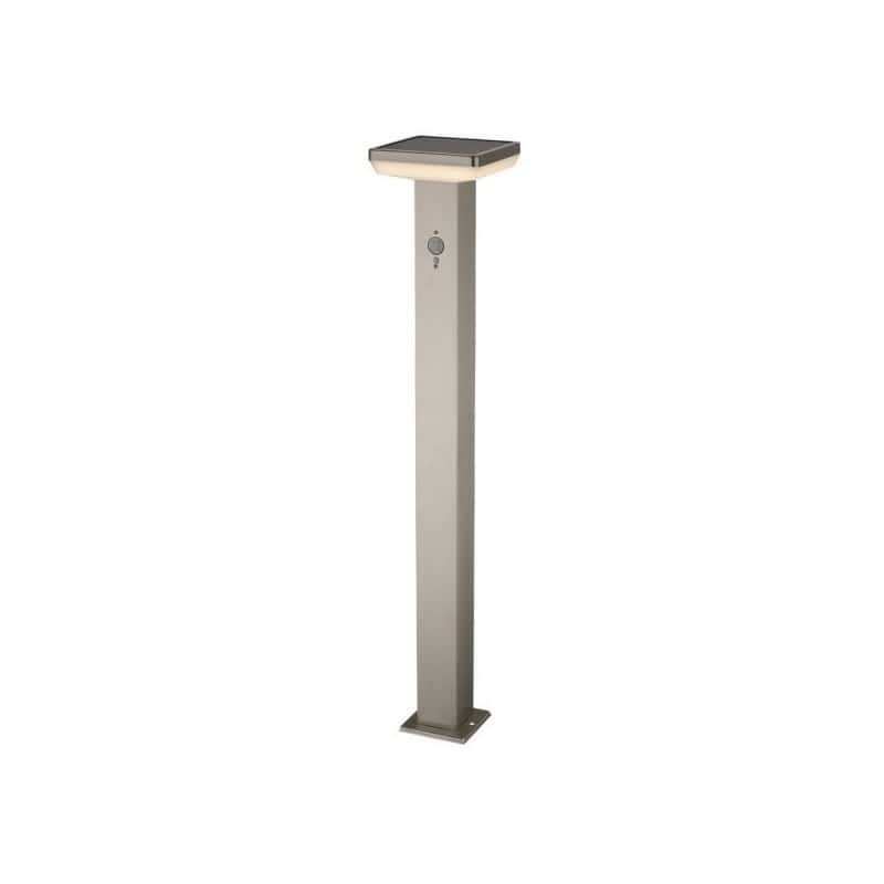 Potelet solaire 4,4W 80cm carré avec détecteur Potelet solaire 4,4W 80cm carré avec détecteur