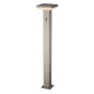 Potelet solaire 4,4W 80cm carré avec détecteur Potelet solaire 4,4W 80cm carré avec détecteur