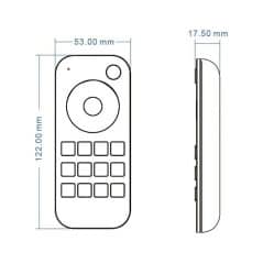 Télécommande 3000-6000K 4 Zones RF