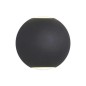 Applique murale 6W noir Applique murale 6W noir
