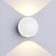 Applique murale 6W ronde blanc